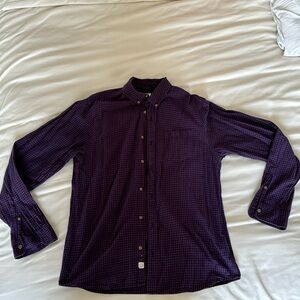 Marine Layer men’s lightweight purple button down - size L